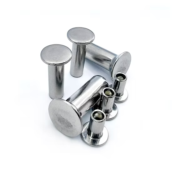 Flat Round Head Semi-Tubular Rivets
