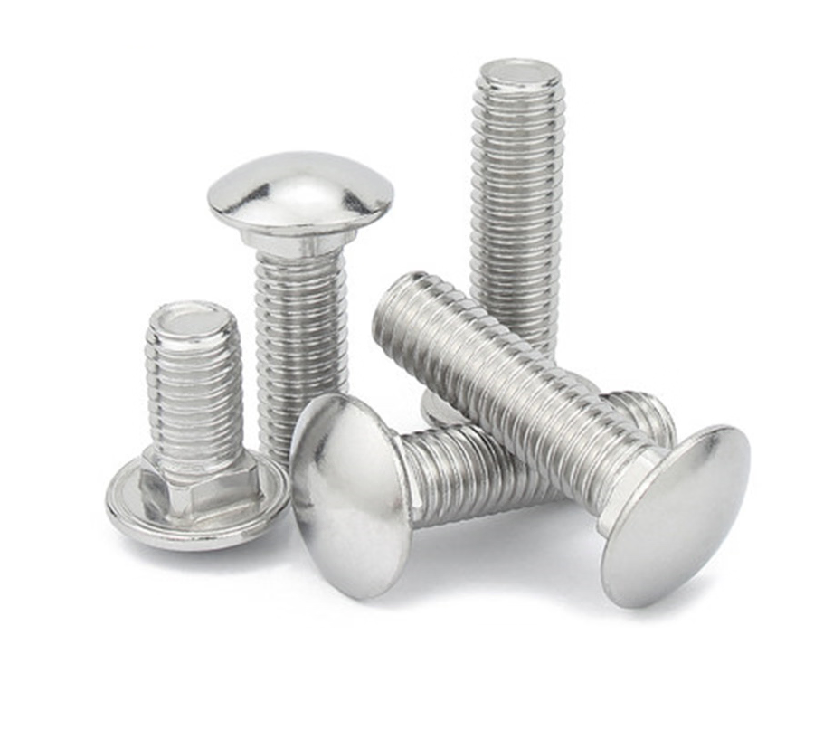 MYWAY Metal Round Head Square Short Neck Bolt