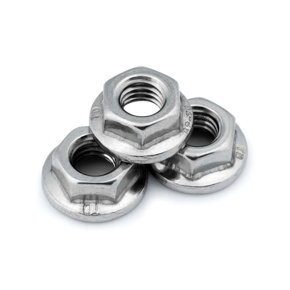 MYWAY Metal Hex Flange Nuts