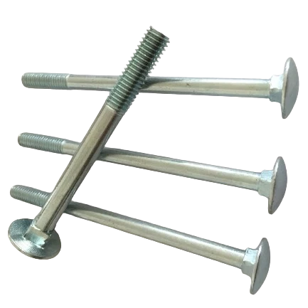Carriage Bolt Half Thread DIN603 Znic Plated