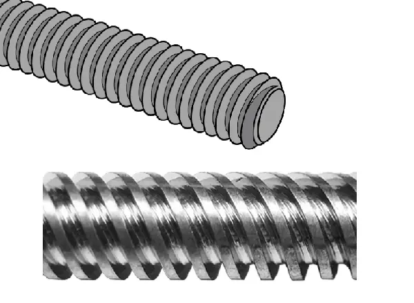 MYWAY Metal Common Names for Threaded Rod
