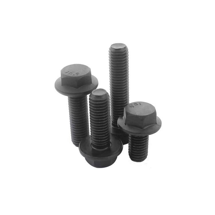 Hex Flange Bolt DIN6921 ASME B18.2.1 Black