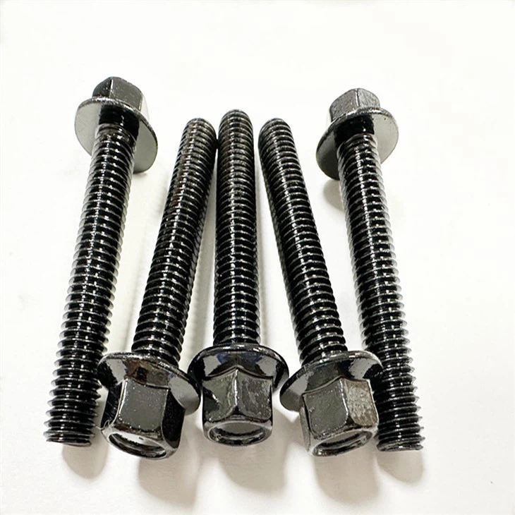 Hex Flange Bolt DIN6921 ASME B18.2.1 Black Dacromet