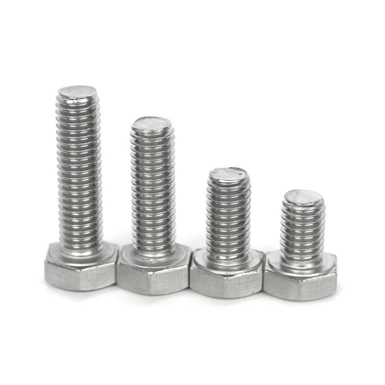 Hex Full Thread Bolt DIN933 ASME B18.2.1 M8x20 SS316/316 Stainless Steel