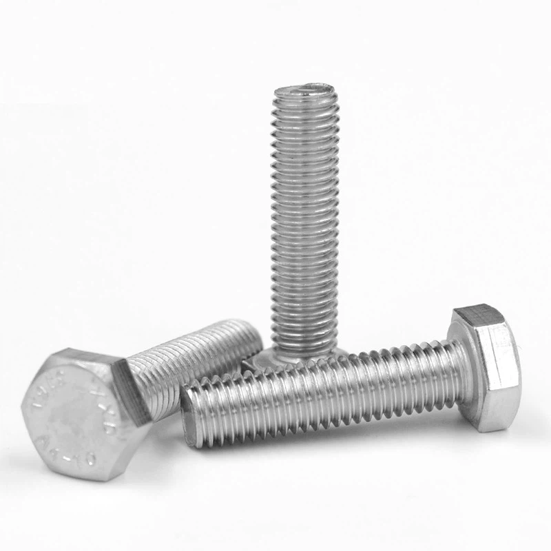 Hex Full Thread Bolt DIN933 ASME B18.2.1 M12X120 SS316/316 Stainless Steel