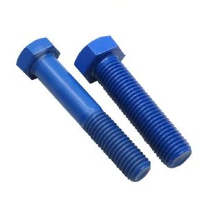 Hex Full Thread Bolt DIN933 ASME B18.2.1 M10X35 6.8 Grade Teflon/PTFE