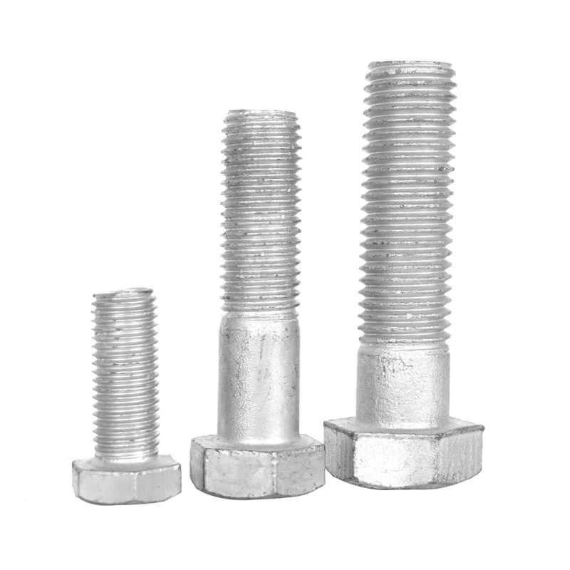 Hex Half Thread Bolt DIN931 ASME B18.2.1 M12X40 8.8 Grade HDG/Hot Dip Galvanized