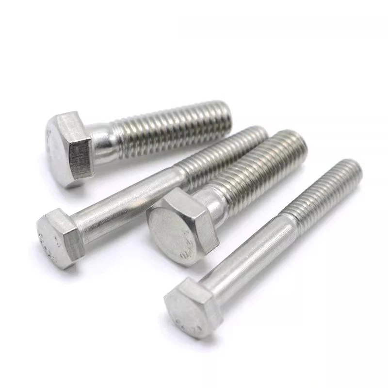 Hex Half Thread Bolt DIN931 ASME B18.2.1 M8X12 SS304/304 Stainless Steel