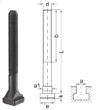 DIN261 T Bolt Dimensions