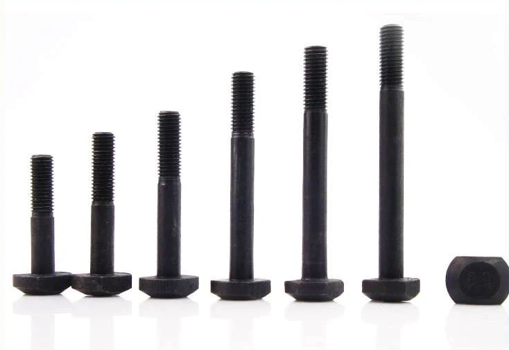 T Full Thread Bolt Black