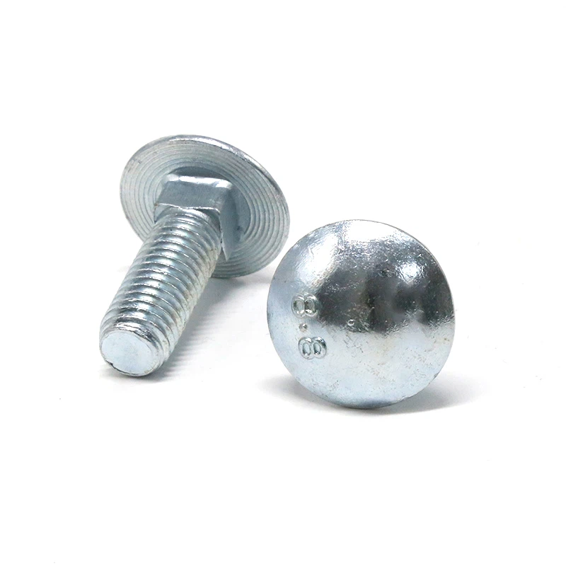 Carriage Bolt DIN933 Blue White Zinc/Bright Znic/Clear Zinc