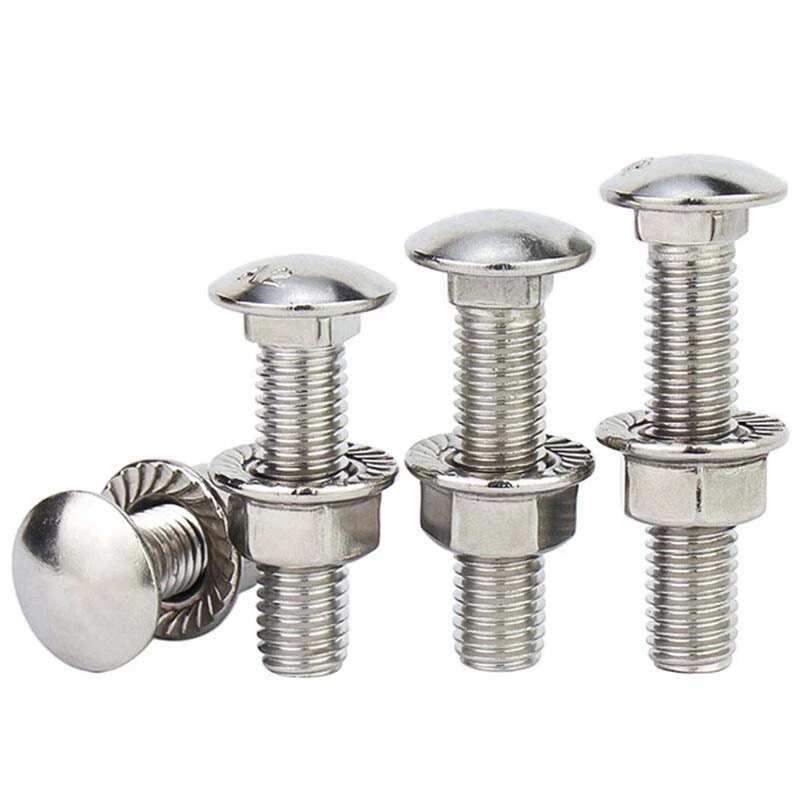 Carriage Bolt Half Thread DIN603 Stainless Steel 304 316