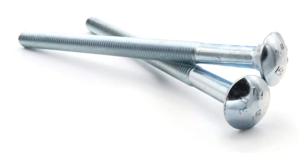 Carriage Bolt Half Thread DIN603 Znic Plated