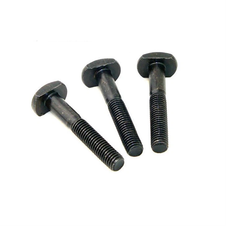 T Half Thread Bolt Black