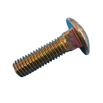 Yellow Plated Carriage Bolt DIN603 Colour Zinc
