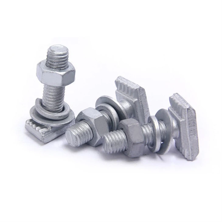 YJT 1013 T-Slot Bolts With Tooth HDG/Hot Dip Galvanized