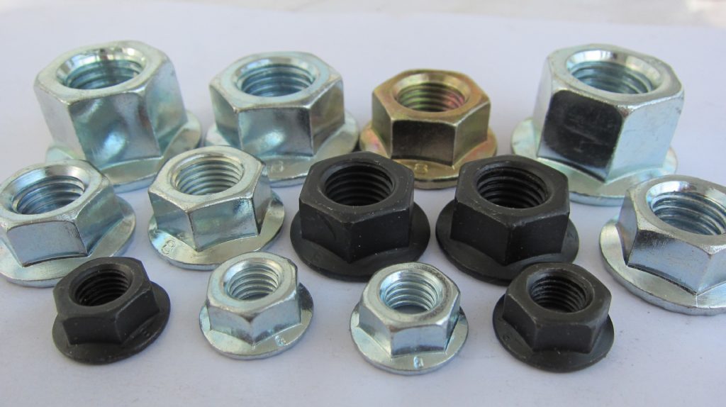 Hex Flange Nut Dimensions