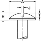 Truss Head Machine Screws, Tapping Screws SLOTTED, PHILLIPS