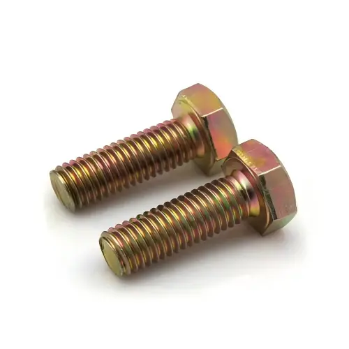 Hex Full Thread Bolt DIN933 ASME B18.2.1 M16X60 6.8 Grade Color Zinc/Colour Zinc