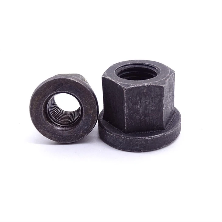 Black Hex Flange Nut/Hex Flange Nuts DIN 6923
