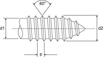 Self Tapping Screw Dimensions