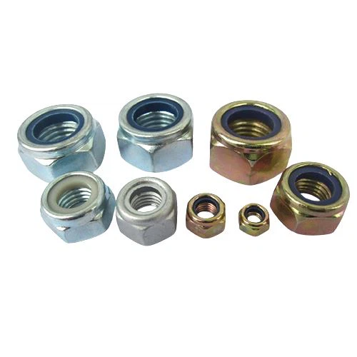 Colour Zinc DIN985 Hex Nylon Insert Lock Nut