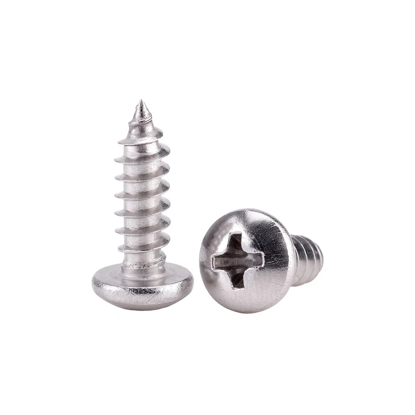 Cross Round Head Self Tapping Screw DIN 7981 SS/Stainless Steel