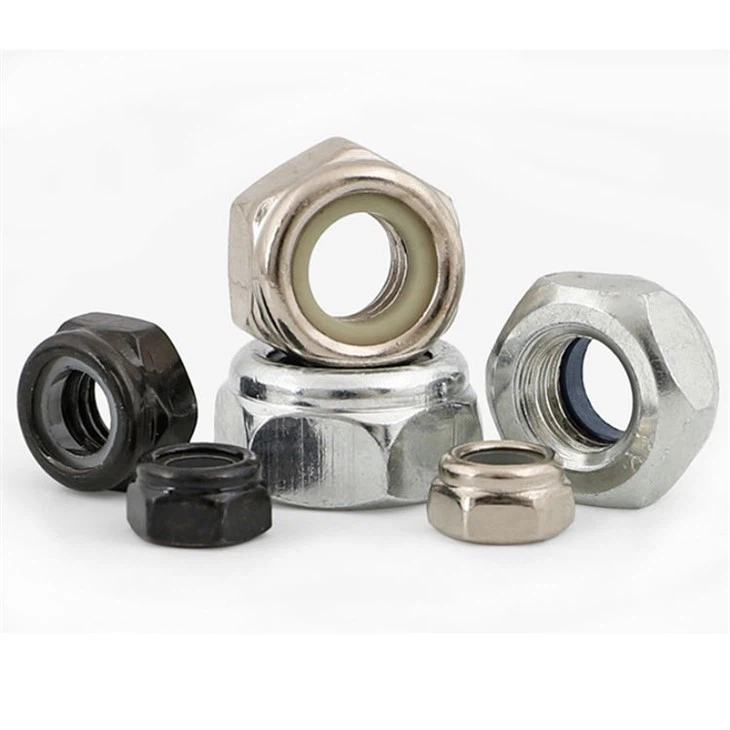 DIN985 Black Hex Nylon Insert Lock Nut