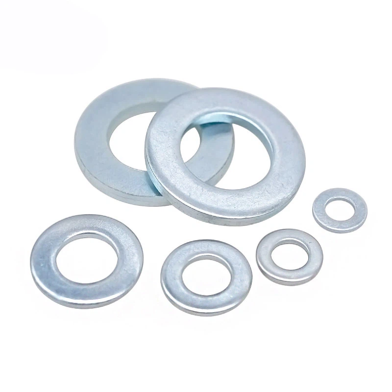 Flat Washer DIN125 M6 Carbon Steel Bright Znic/Clear Zinc/Blue White Zinc