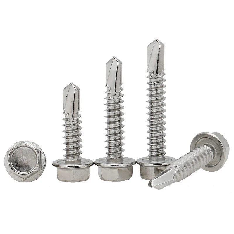 Hex Flange Drill Tail Self Tapping Screw