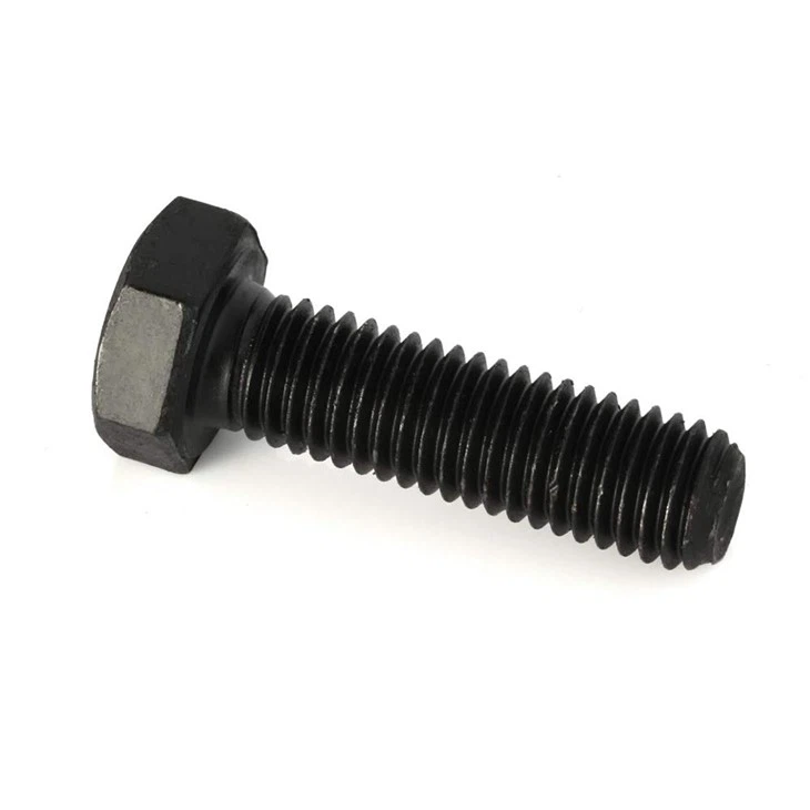 Hex Full Thread Bolt DIN933 ASME B18.2.1 M10X40 12.9 Grade Black