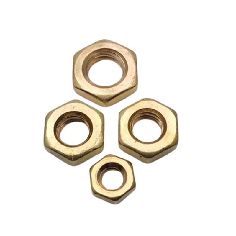 Hex Nut/Hex Nuts/Hexagonal Nut DIN934 ASME B 18.2. Brass