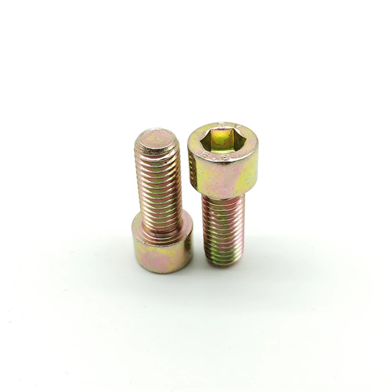 Hex Socket Head Cap Screw DIN 912 Yellow Zinc/Color Zinc/Colour Zinc