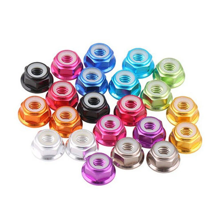 Aluminum Alloy DIN985 Hex Nylon Insert Lock Nut