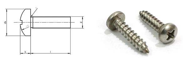 Phillips Screw Sizes and Dimensions