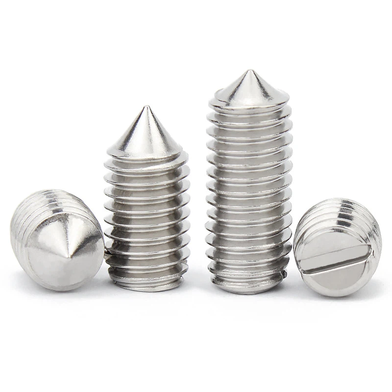 Slotted Cone Point Set Screw DIN 553 SS/Stainless Steel