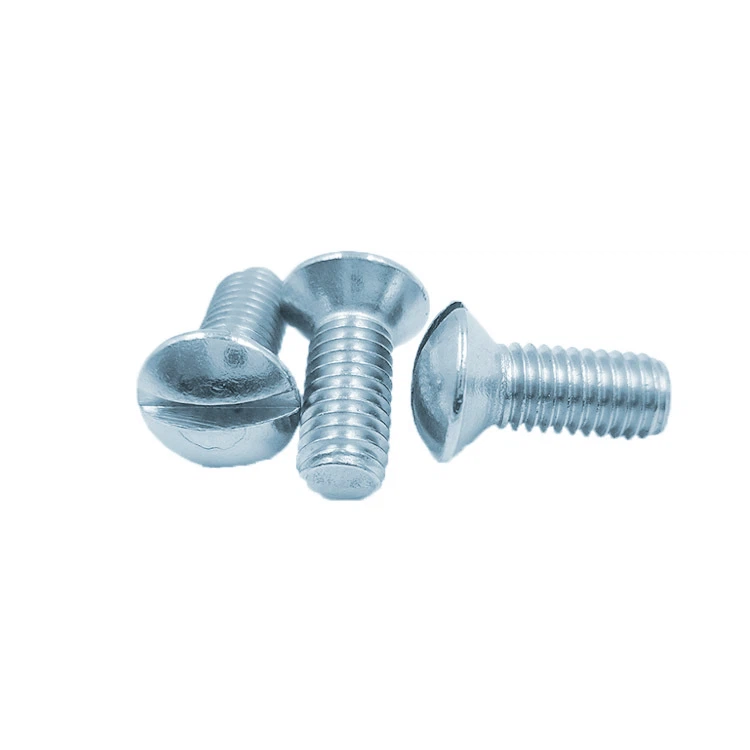Slotted Raised Countersunk Screw Zinc Plated/Bright Znic/Clear Zinc/Blue White Zinc