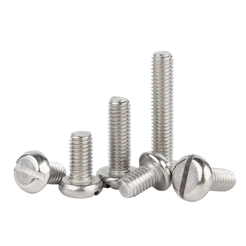 Slotted Round Screw Carbon Steel