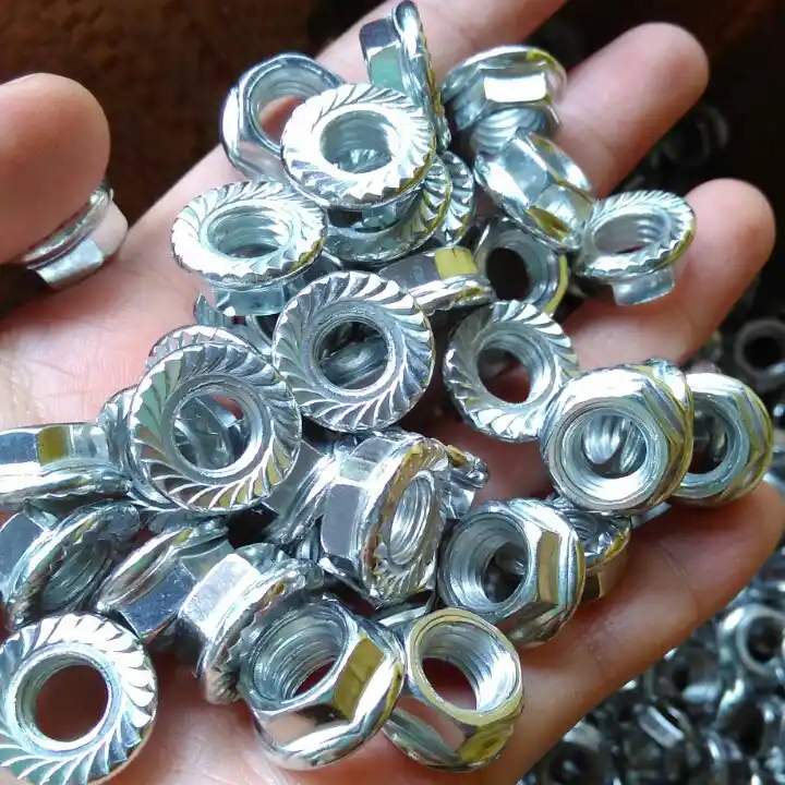 Hex Flange Nut DIN6923