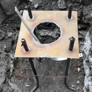 What To Do If You Need To Ream A Hole When Pre-Burying Anchor Bolt？