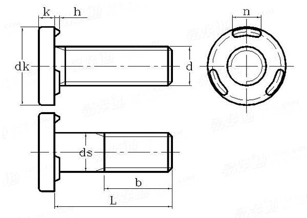 Welding Screws Round Head With Metric Thread
